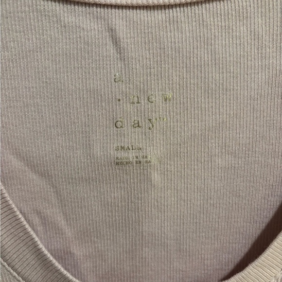 a new day Women's Small Tank Top in Soft Pink - Picture 2 of 3